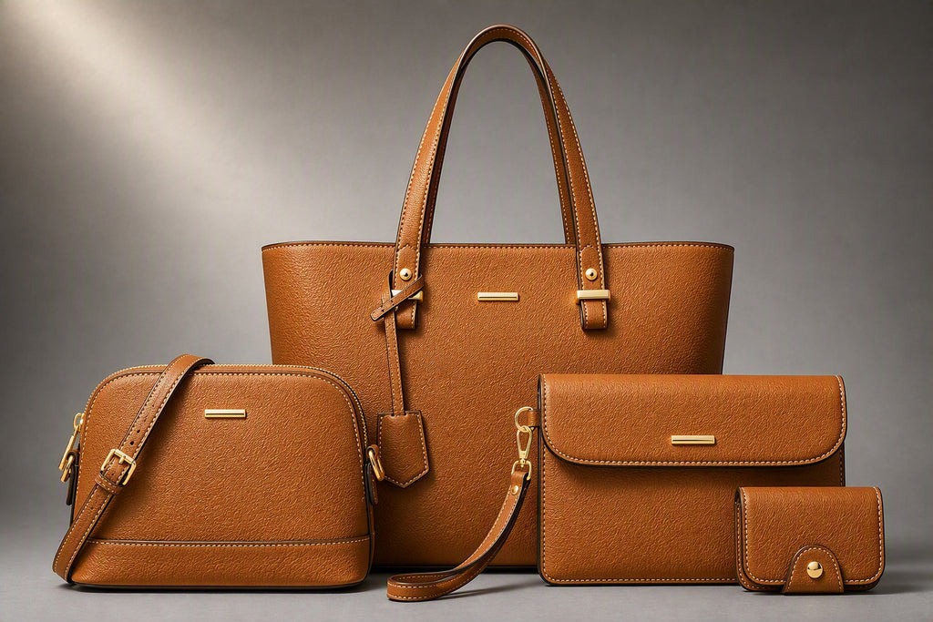 Effortless Luxe Sophia Brown Tote