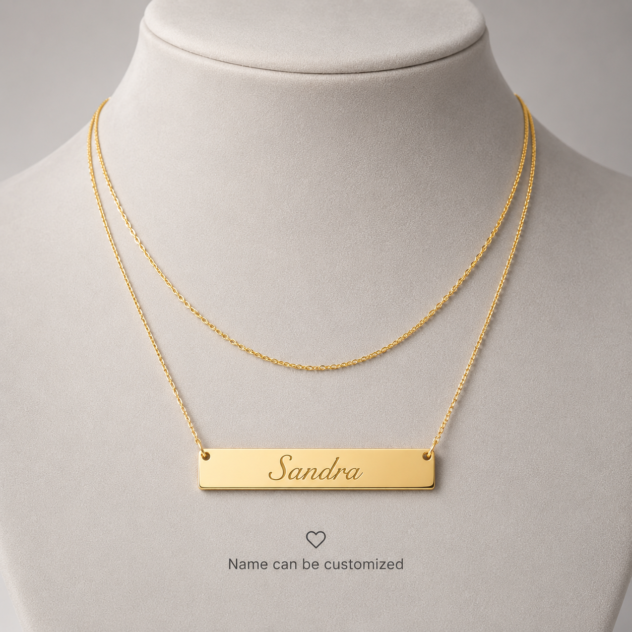 Made For You Gold Personalised Name Necklace