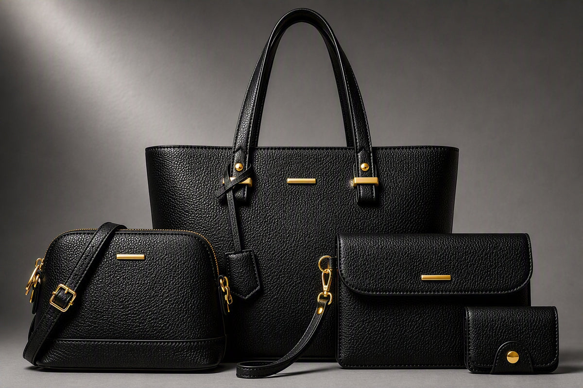 Classic Chic Sophia Black Tote